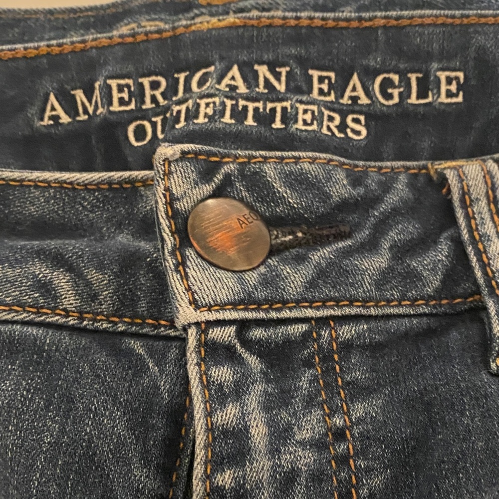 American Eagle Outfitters Dark Blue Jean Shorts